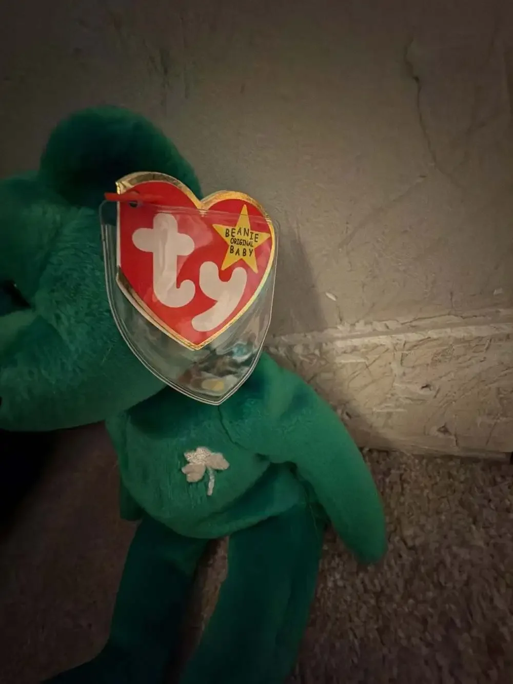 OG Limited Edition TY Beanie Baby Erin the Bear 1997 Retired RARE w Errors F/S